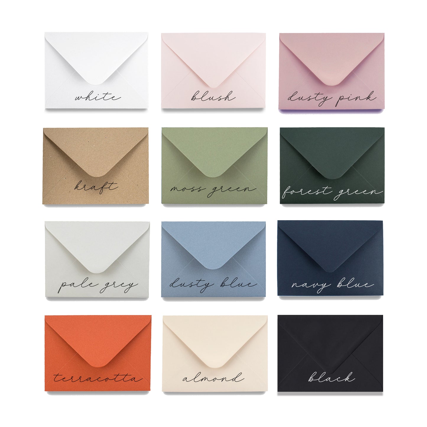 Greenery Envelope Liners